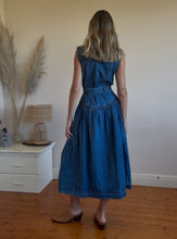 Load image into Gallery viewer, 90's drop waist denim dress