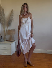Load image into Gallery viewer, Vintage baby pink slip dress