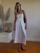 Load image into Gallery viewer, Vintage baby pink slip dress