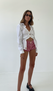 PRE-ORDER Sago bloomers - Red gingham cotton