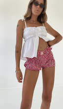 Load image into Gallery viewer, PRE-ORDER Sago bloomers - Red gingham cotton

