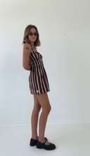 Load image into Gallery viewer, ONE OF ONE | Sago scrunch dress| vintage stripe | Size S
