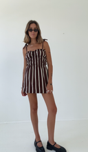 Load image into Gallery viewer, ONE OF ONE | Sago scrunch dress| vintage stripe | Size S
