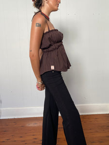 Scrunch tank | 70's brown | Size L