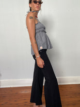 Load image into Gallery viewer, Scrunch tank | Dark grey stripe | Size S

