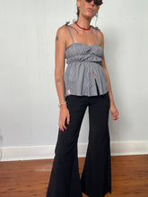 Load image into Gallery viewer, Scrunch tank | Dark grey stripe | Size S
