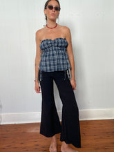 Load image into Gallery viewer, Scrunch tank | Navy check | Size M
