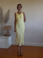 Load image into Gallery viewer, Butter yellow slip dress
