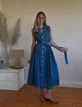 Load image into Gallery viewer, 90&#39;s drop waist denim dress
