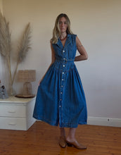 Load image into Gallery viewer, 90&#39;s drop waist denim dress
