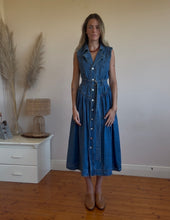 Load image into Gallery viewer, 90&#39;s drop waist denim dress
