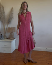 Load image into Gallery viewer, 90&#39;s rhubarb red dress
