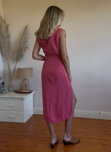 Load image into Gallery viewer, 90&#39;s rhubarb red dress
