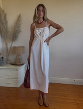 Load image into Gallery viewer, Vintage baby pink slip dress
