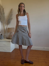 Load image into Gallery viewer, linen/ cotton midi skirt
