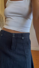 Load image into Gallery viewer, Y2K midi denim skirt
