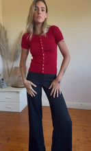Load image into Gallery viewer, Y2K knit button up
