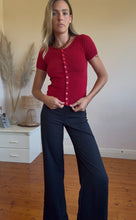 Load image into Gallery viewer, Y2K knit button up
