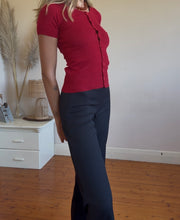 Load image into Gallery viewer, Y2K knit button up
