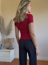 Load image into Gallery viewer, Y2K knit button up
