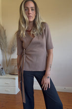 Load image into Gallery viewer, Pre-loved witchery wrap top

