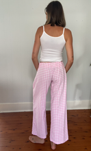 Load image into Gallery viewer, SagoBasic pant// Pink gingham cotton
