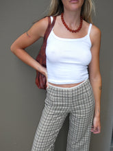 Load image into Gallery viewer, KIKO pant | Cream check | Ready to ship | Size S
