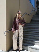 Load image into Gallery viewer, Satin pant | Cream | PRE-ORDER
